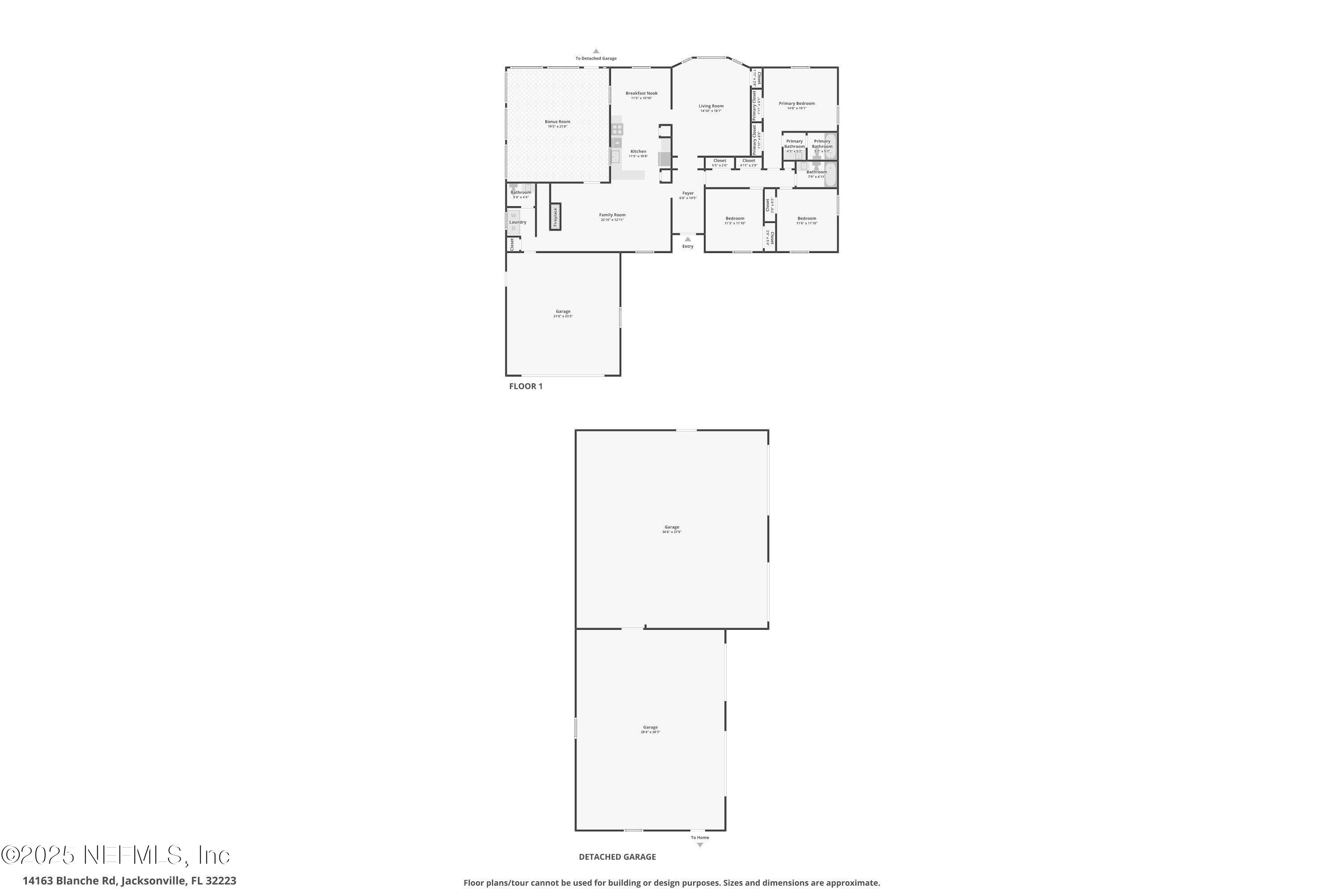 14163 Blanche Road Jacksonville, FL 32223 - Photo 58 of 58 Combined Floorplans
