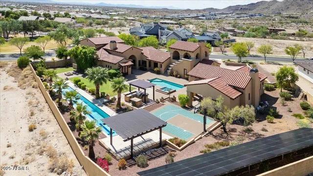 a view of a hallway with potted plants