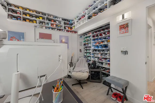 a room with storage and utility