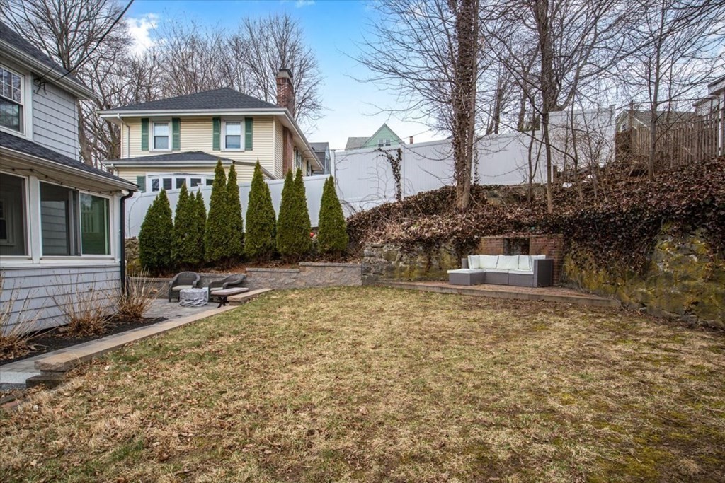 16 Sturges Road Boston, MA 02132 - Photo 27 of 34 a front view of a house with garden