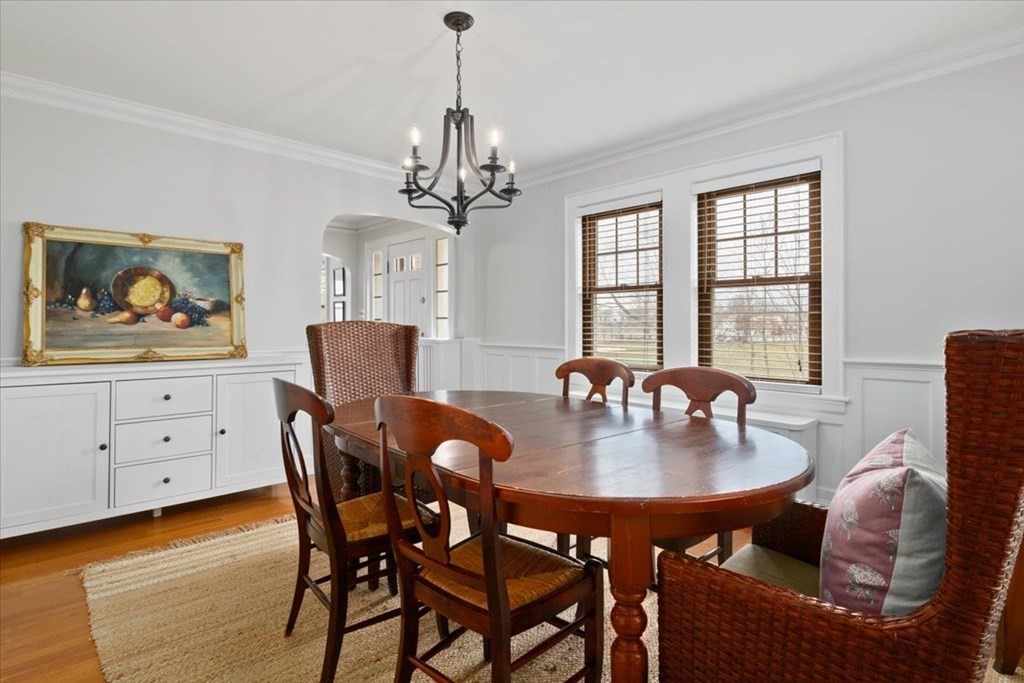 16 Sturges Road Boston, MA 02132 - Photo 4 of 34 a view of a dining room with furniture window and wooden floor