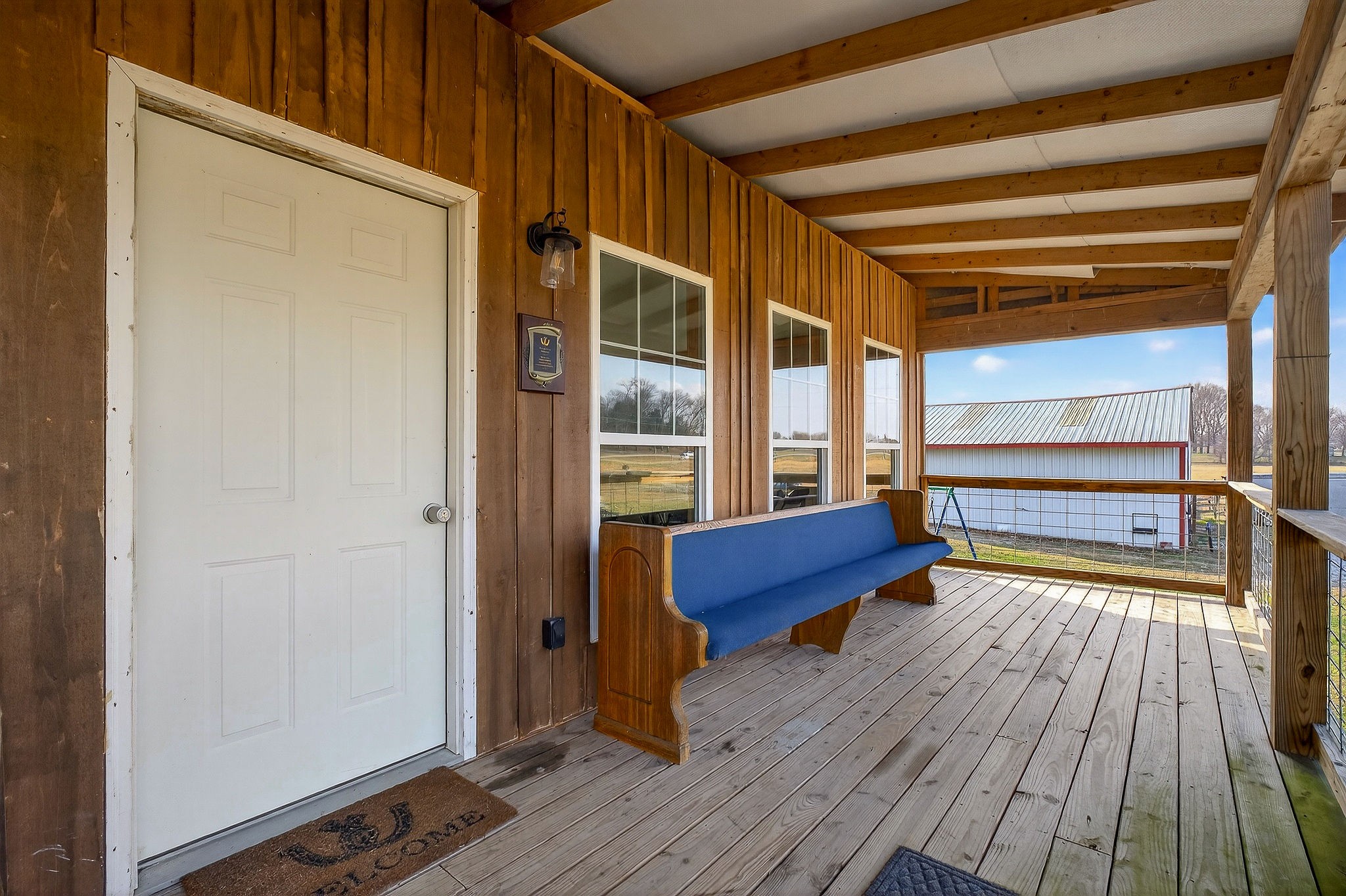 1680 Harrison Ferry Road McMinnville, TN 37110 - Photo 31 of 53 a outdoor space with wooden floor and windows