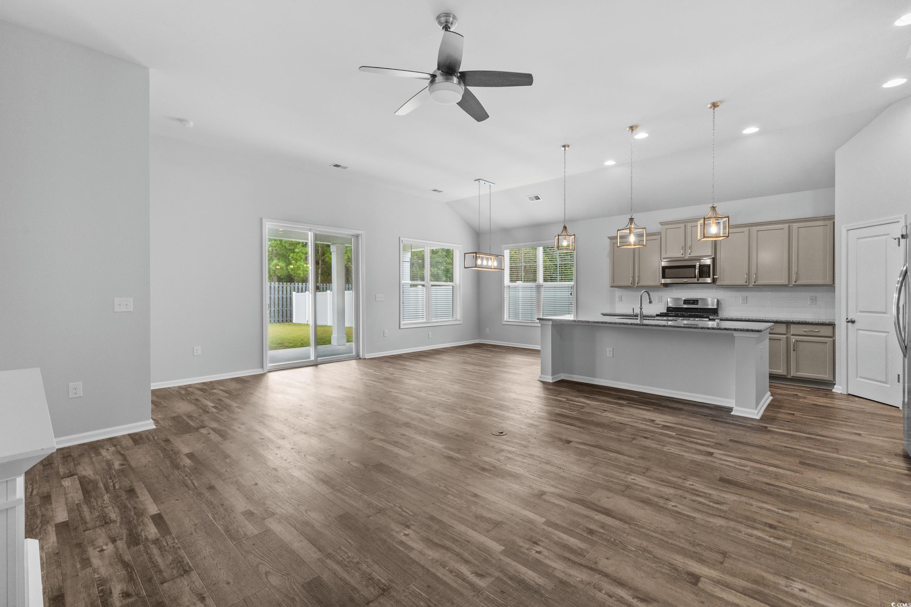 376 Firenze Loop Myrtle Beach, SC 29579 - Photo 6 of 40 Kitchen with dark hardwood / wood-style flooring,