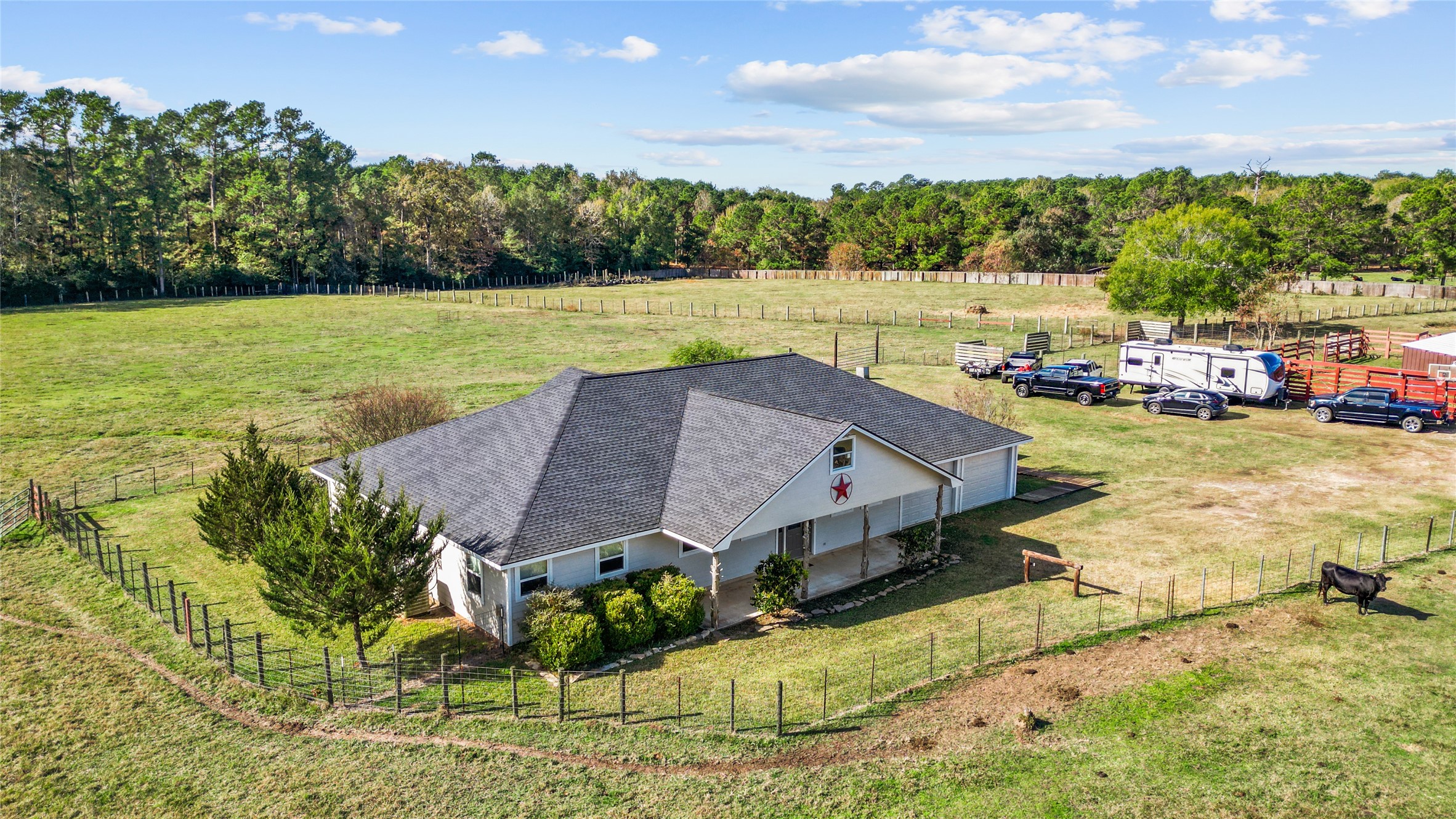 245 Alabama Point Livingston, TX 77351 - Photo 2 of 50 a aerial view of a house with big yard