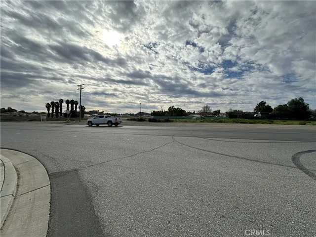 a view of a city street