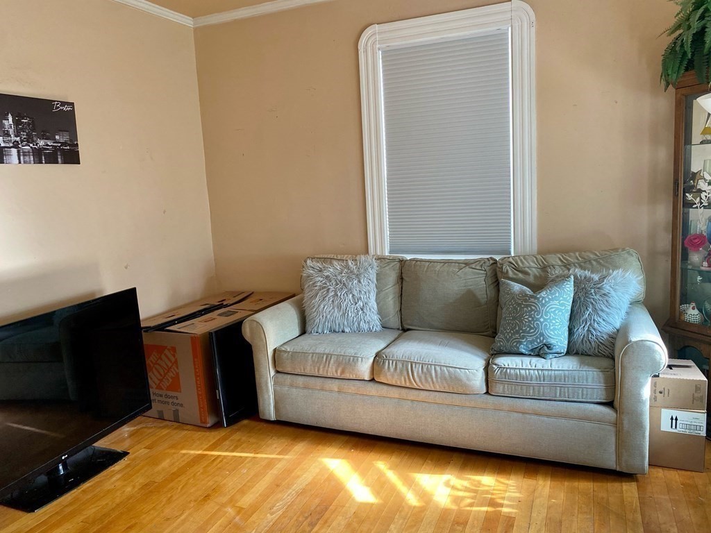 51 Walnut Street Lynn, MA 01905 - Photo 36 of 37 a living room with furniture and a flat screen tv