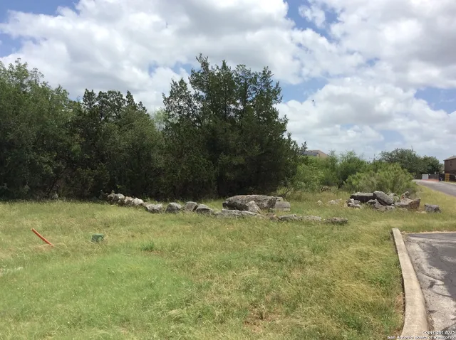 a view of a yard with an outdoor space