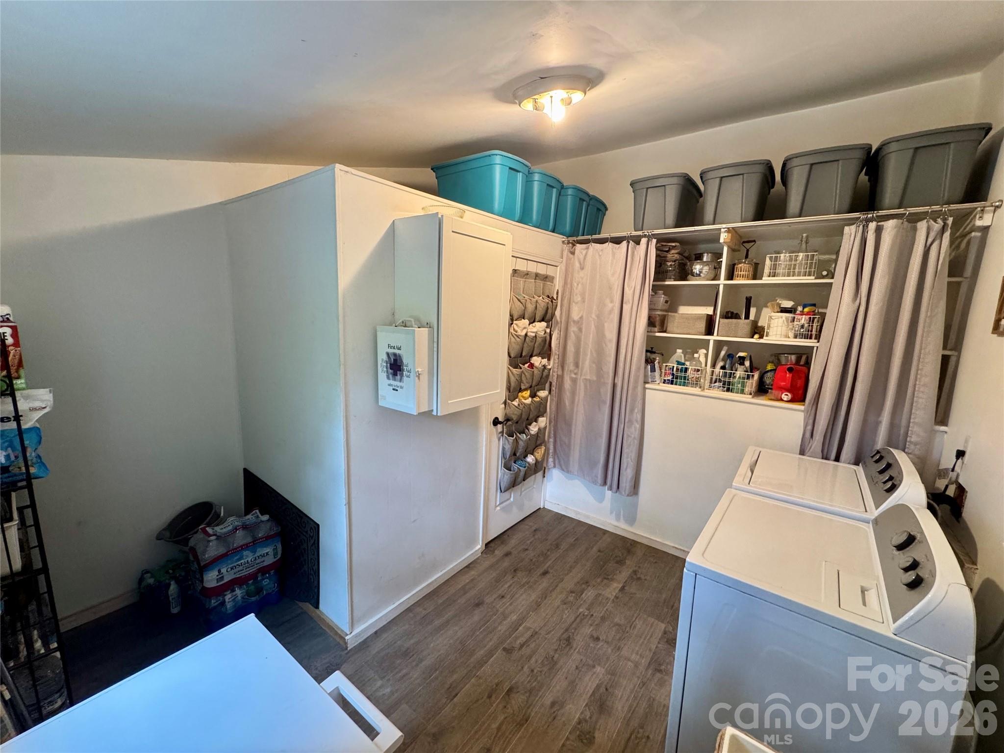 282 Calhoun Trail Rutherfordton, NC 28139 - Photo 14 of 48 a view of walk in closet with clothes and shoes