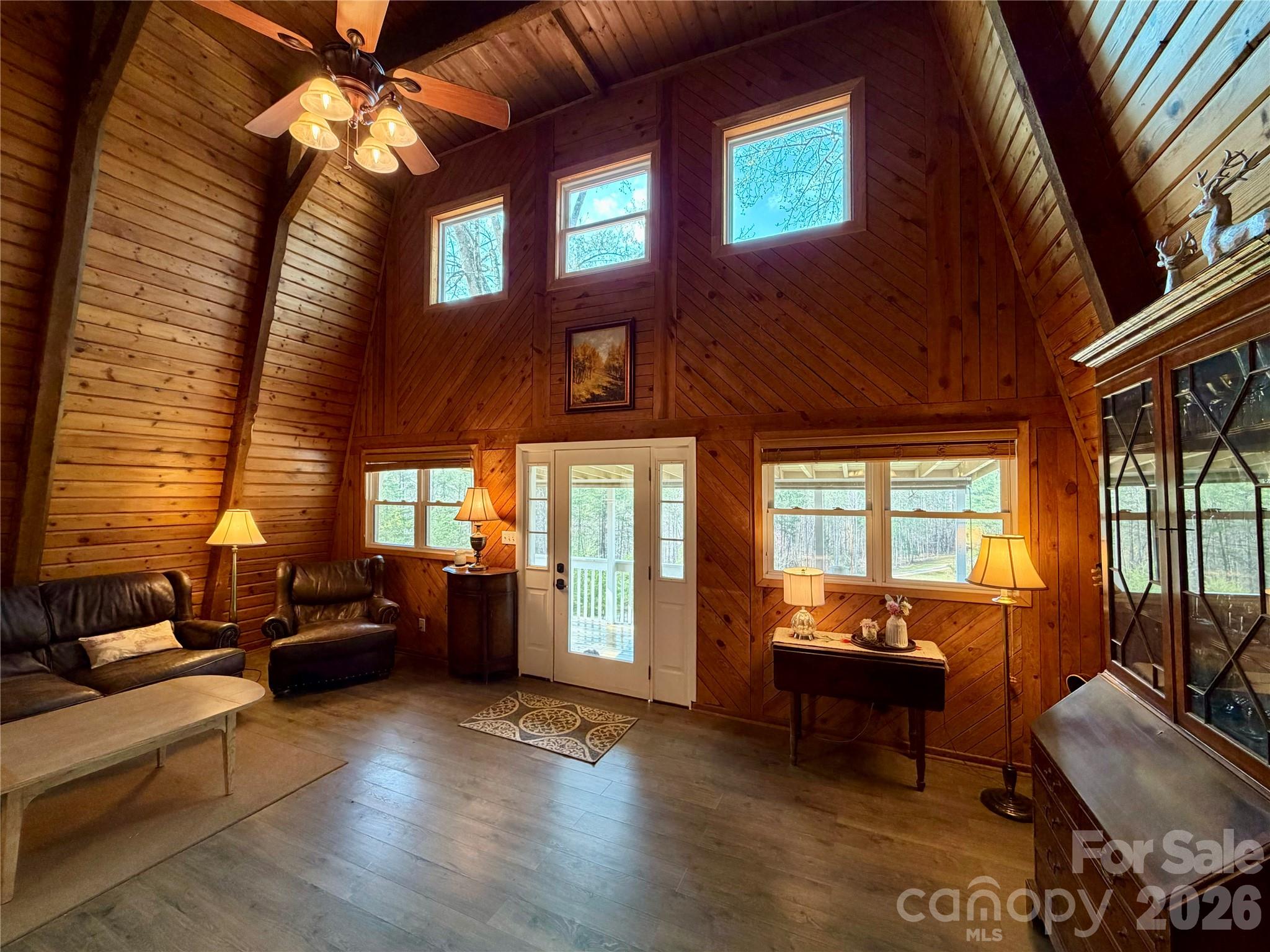 282 Calhoun Trail Rutherfordton, NC 28139 - Photo 20 of 48 a living room with furniture and a fireplace