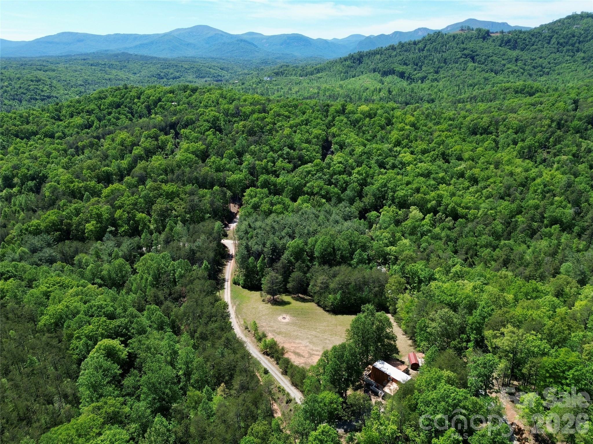 282 Calhoun Trail Rutherfordton, NC 28139 - Photo 2 of 48 a view of a lush green forest with trees in the background