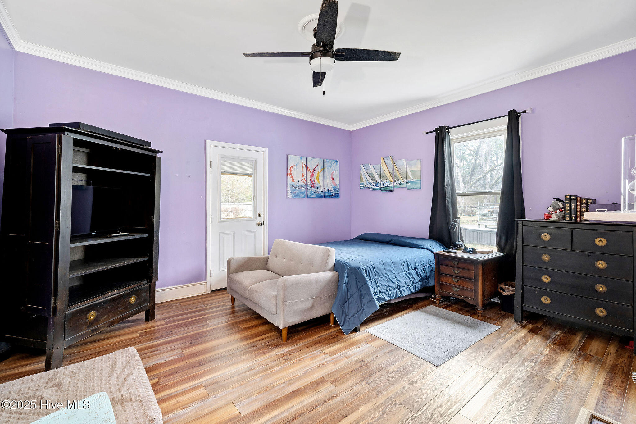 505 South First Avenue Atkinson, NC 28421 - Photo 10 of 28 Master bedroom with door to porch