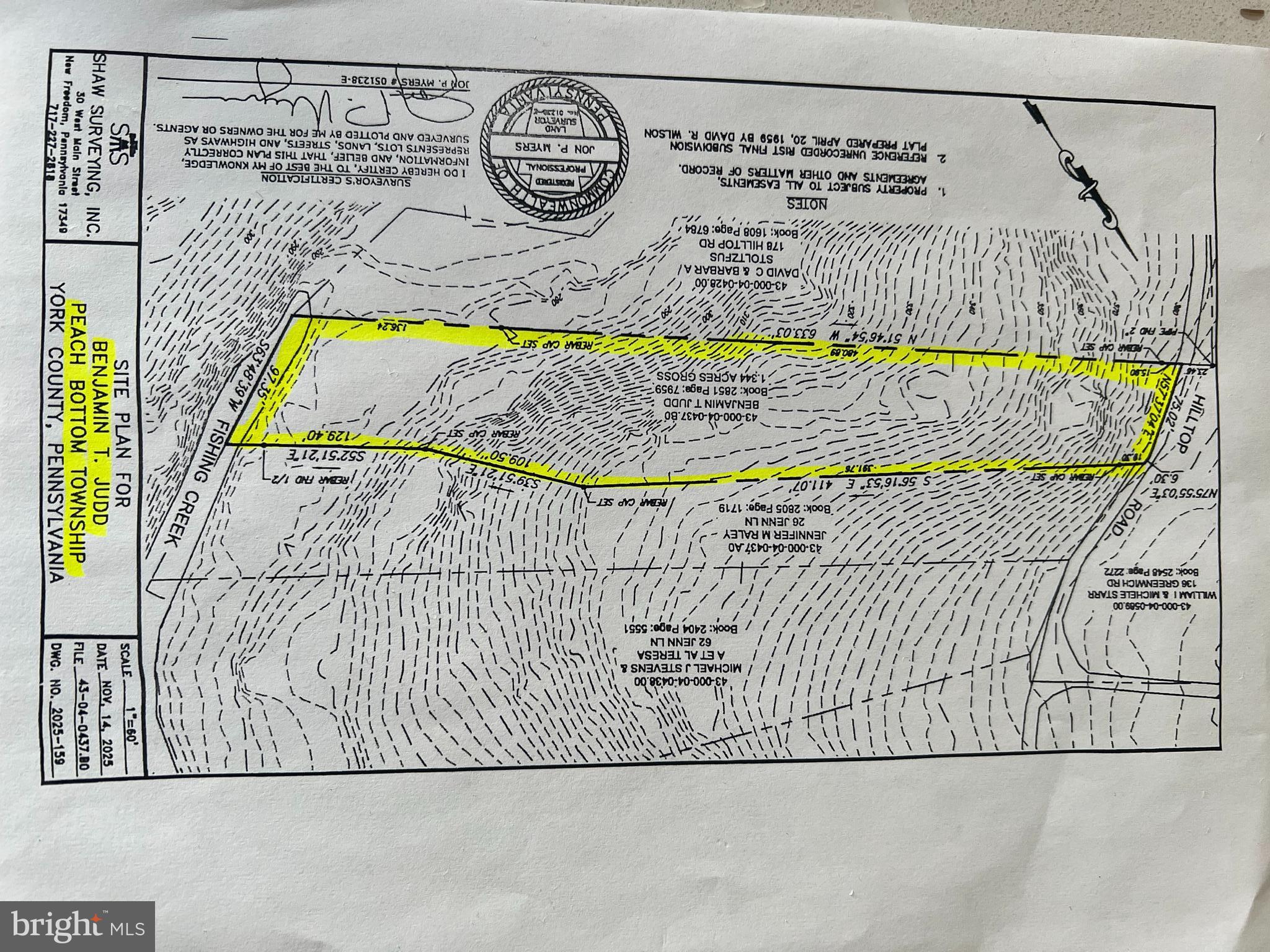 Hilltop Road Delta, PA 17314 - Photo 1 of 4 Plot Plan