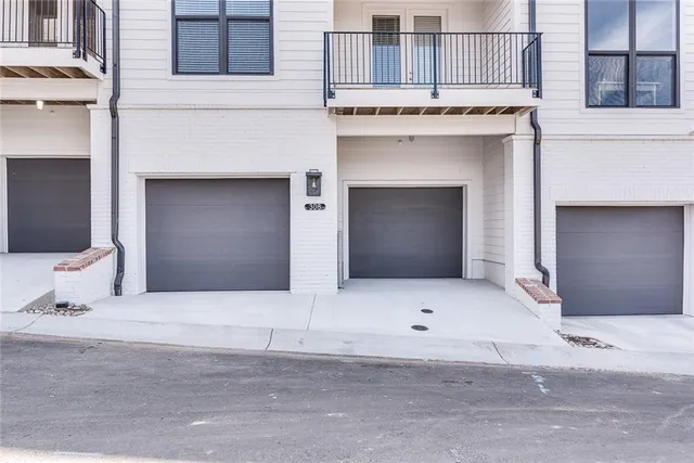 a front view of a house with entryway
