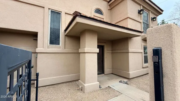 a view of front door