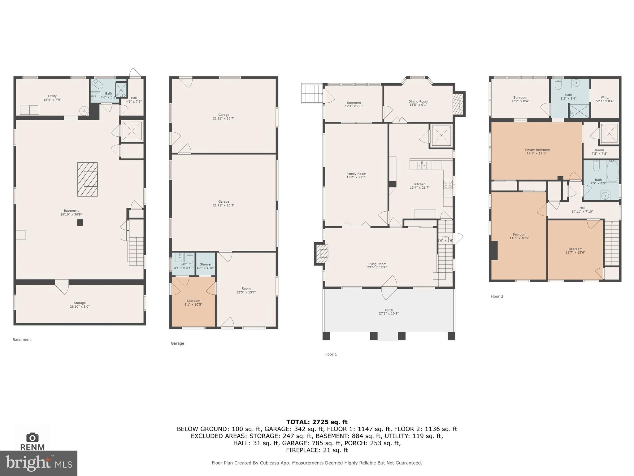 798 Valley Road Enola, PA 17025 - Photo 60 of 60 House and Garage Layout