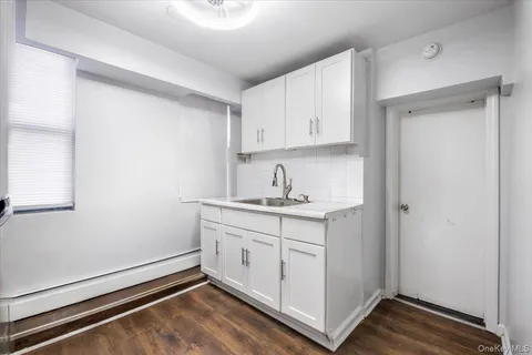 a room with storage and utility