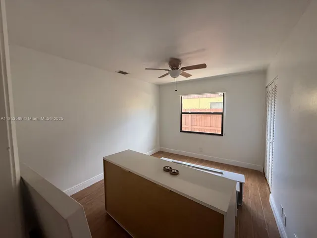 a workspace with a window