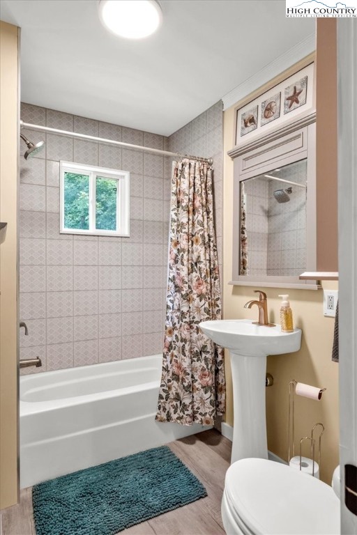 360 Fraser Road Sparta, NC 28675 - Photo 17 of 50 a bathroom with a sink a toilet and shower