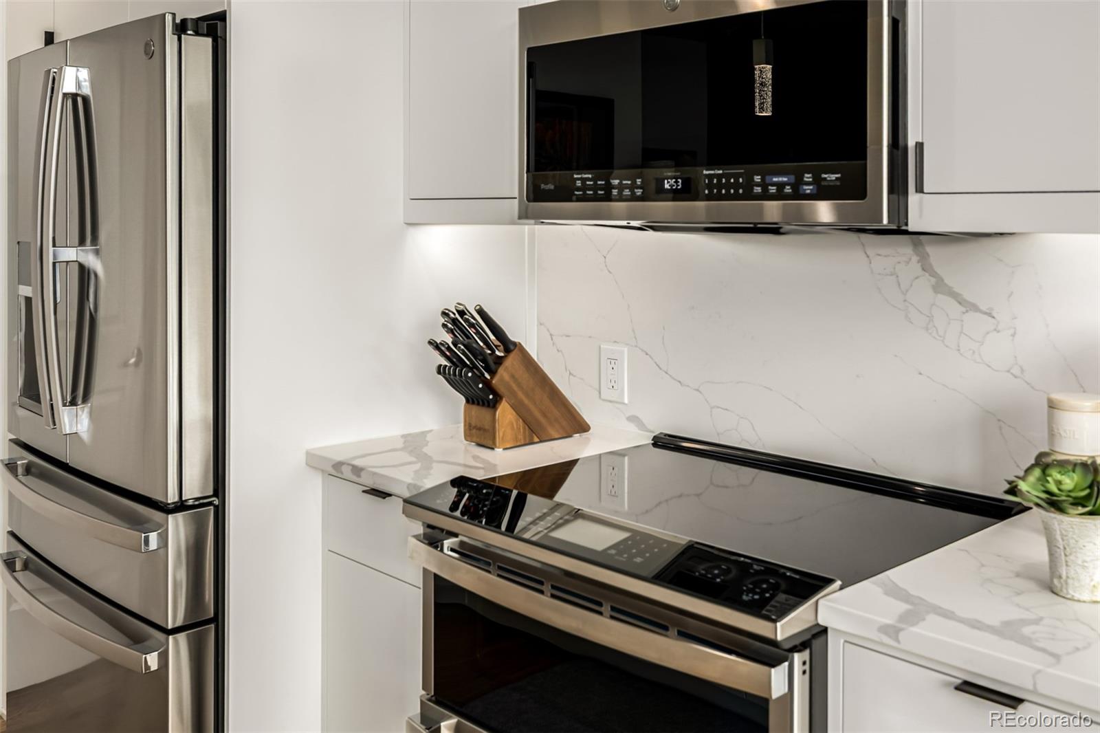 1700 Bassett Street, Unit 1412 Denver, CO 80202 - Photo 7 of 43 a close view of stove top oven