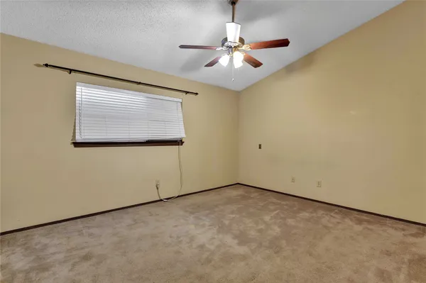 en empty room with a window