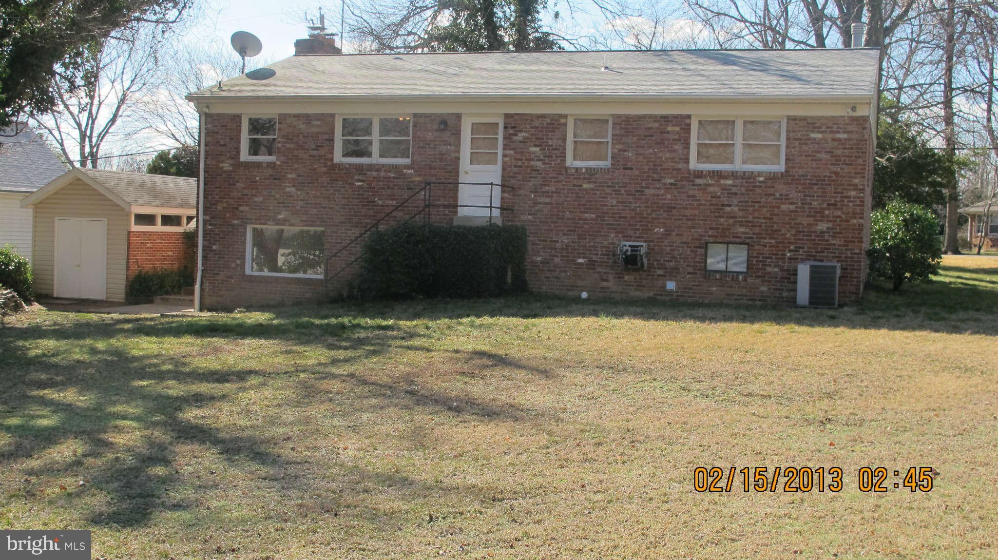 8221 Higham Road Lorton, VA 22079 - Photo 28 of 30 Exterior (Rear)-Solid brick construction