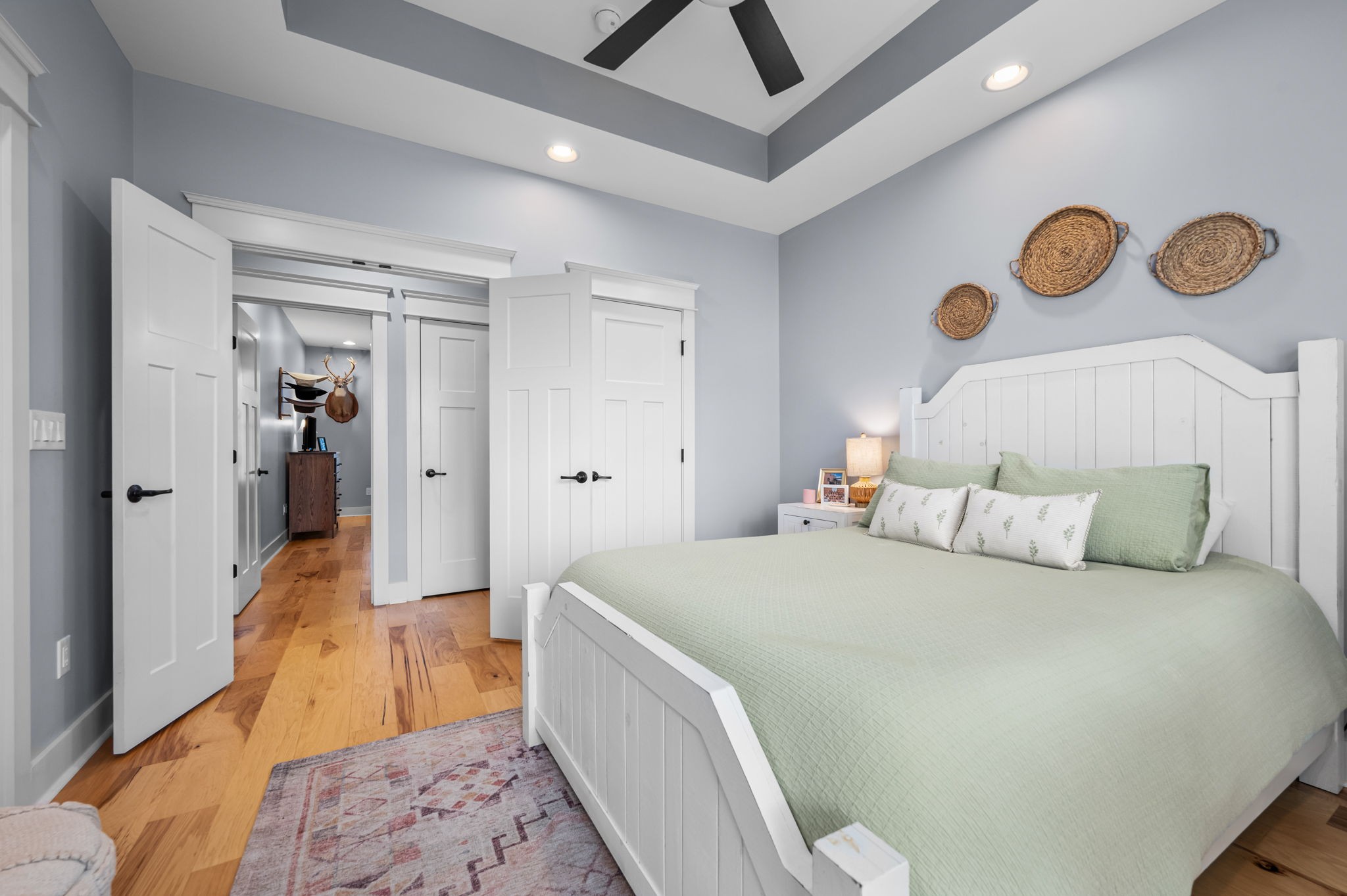 223 Duck River Road Manchester, TN 37355 - Photo 24 of 73 a bed room with a bed and a mirror