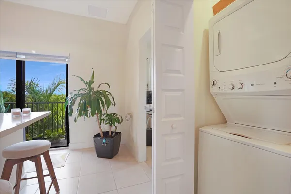 a potted plant sitting on top of a kitchen