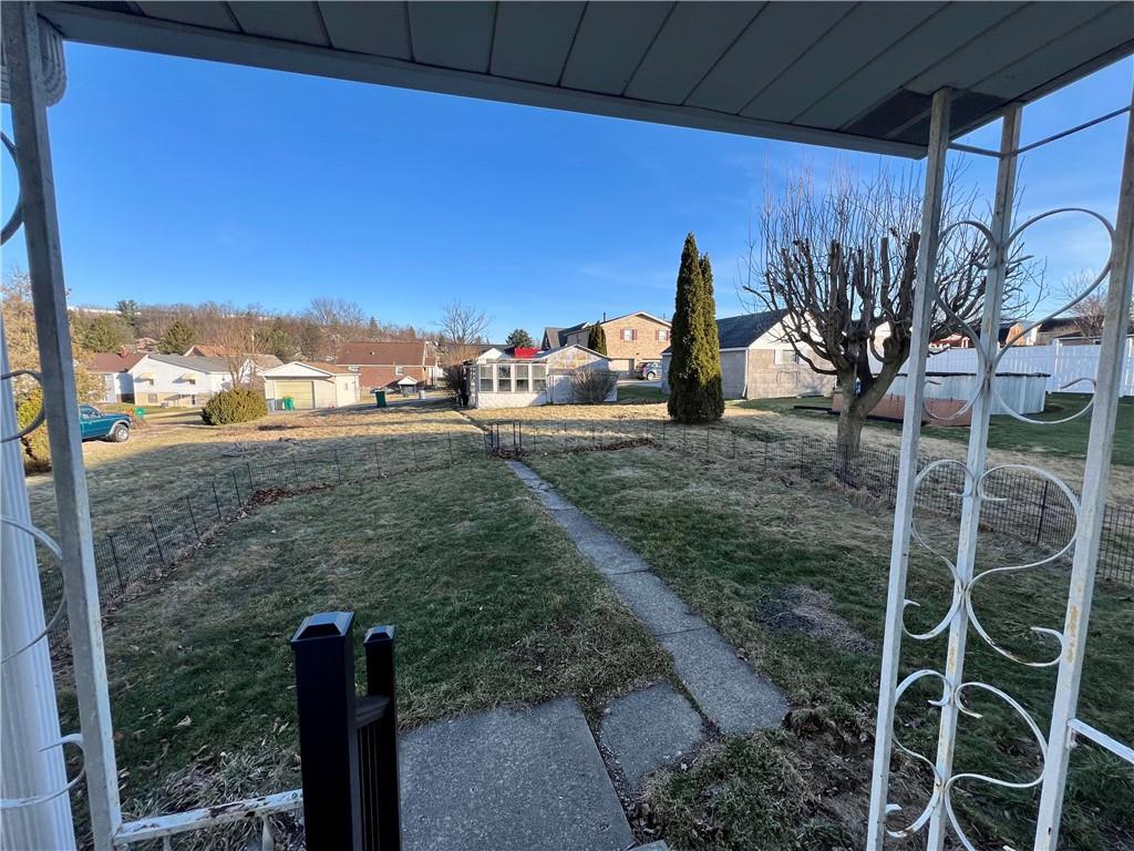 142 Alexander Avenue Strabane, PA 15363 - Photo 7 of 25 a view of a back yard