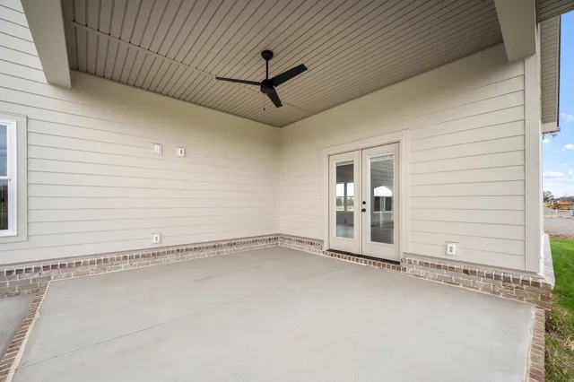 a view of an empty room