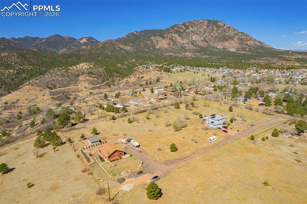 8480 Delaware Road Colorado Springs, CO 80926 - Photo 35 of 49 Overview of rural landscape with a mountainous background