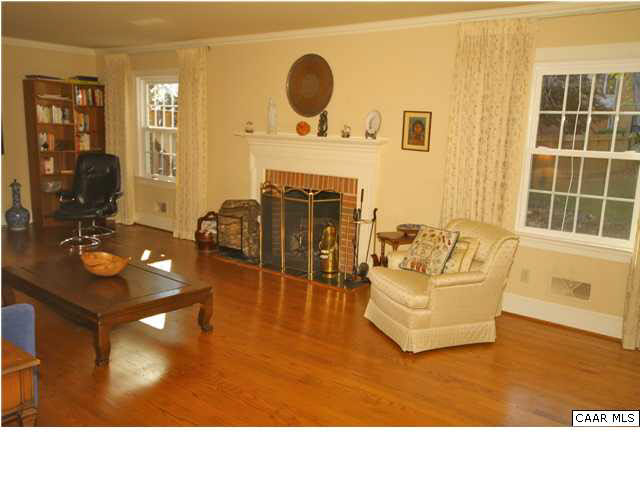 1430 Grove Road Charlottesville, VA 22901 - Photo 4 of 27 Large living room with 3 windows--lots of light.