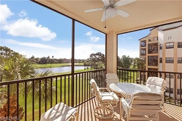 a view of balcony with a potted plant