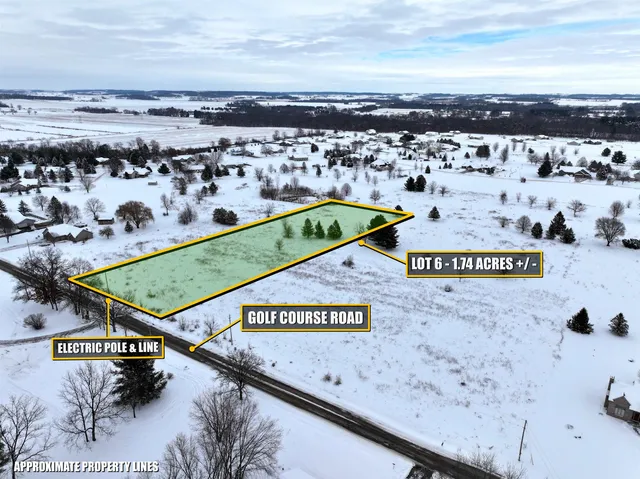 $64,900 | Lot 6 Golf Course, Brodhead, WI 53520