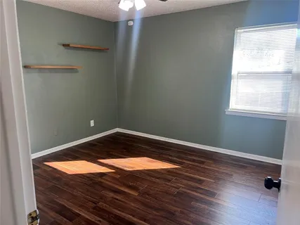 en empty room with window