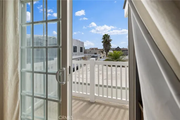 a view of a balcony
