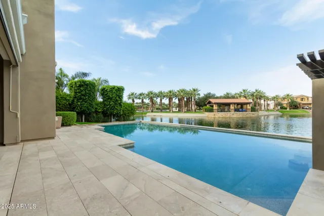a view of a house with a patio