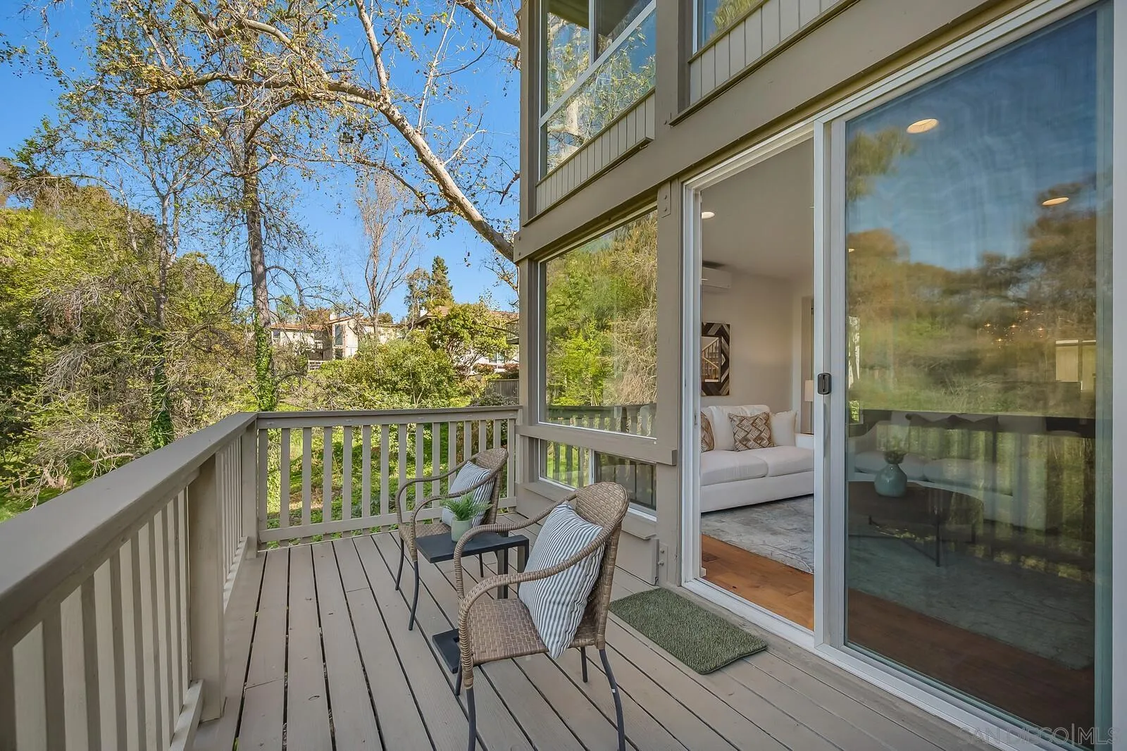 3040 Via De Caballo Encinitas, CA 92024 - Photo 18 of 39 a view of balcony with wooden floor