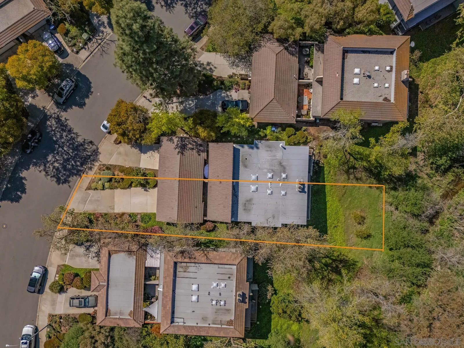 3040 Via De Caballo Encinitas, CA 92024 - Photo 32 of 39 an aerial view of a house with a garden