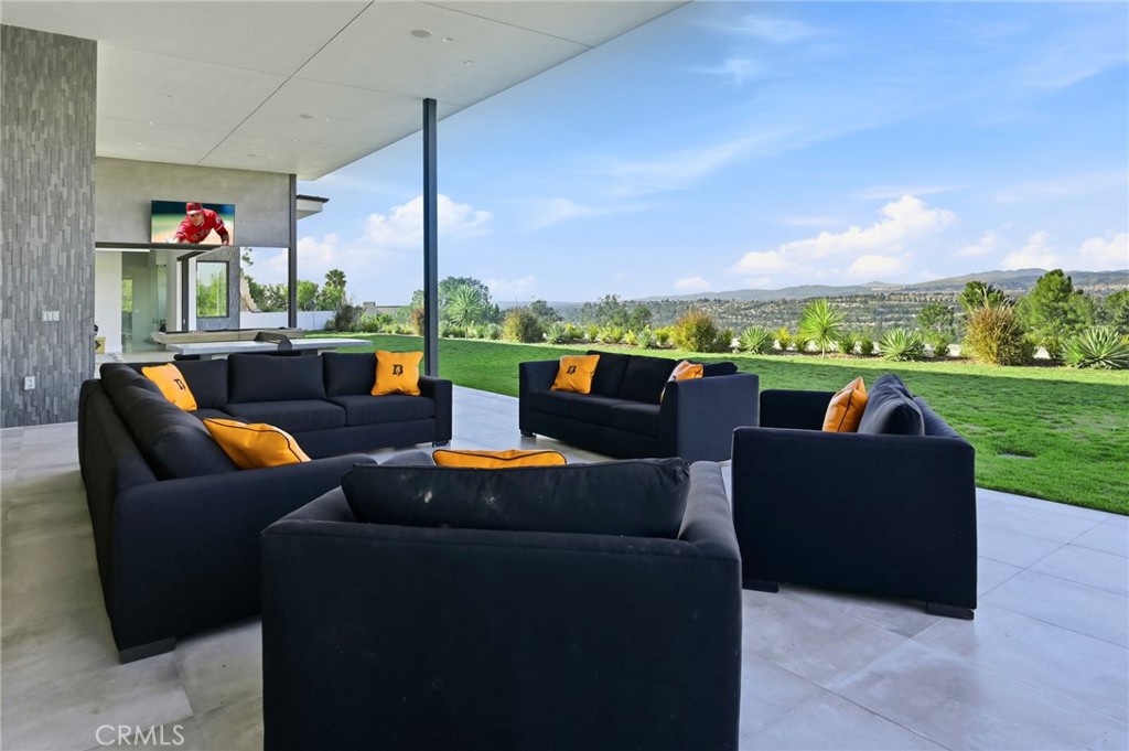 7663 East Corto Road Anaheim Hills, CA 92808 - Photo 49 of 58 So much room to enjoy family and friends! Image on TV digitally enhanced