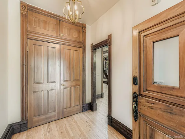 a view of front door