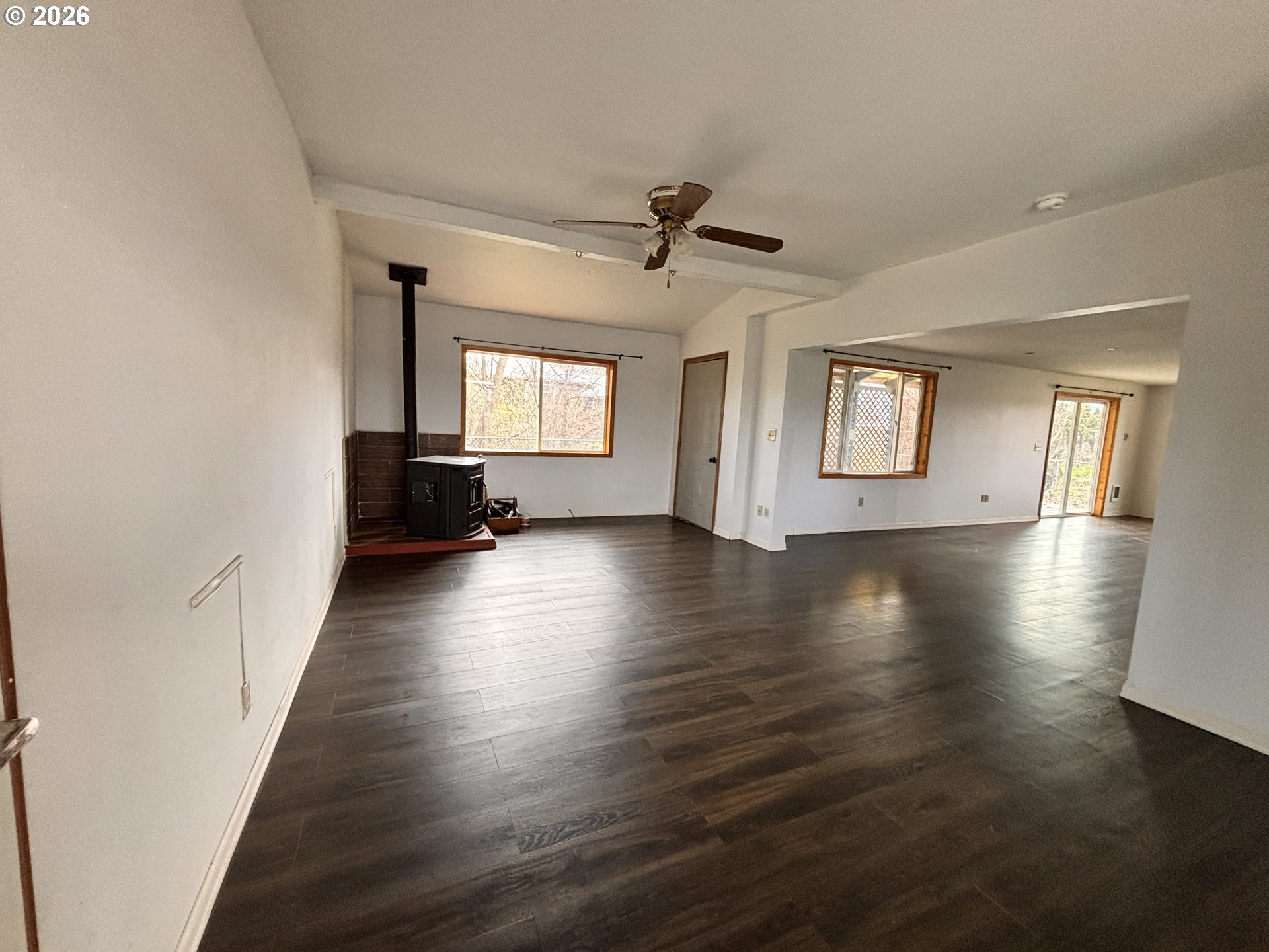 302 Southwest Depot Street Enterprise, OR 97828 - Photo 18 of 22 a view of a livingroom with wooden floor and a window