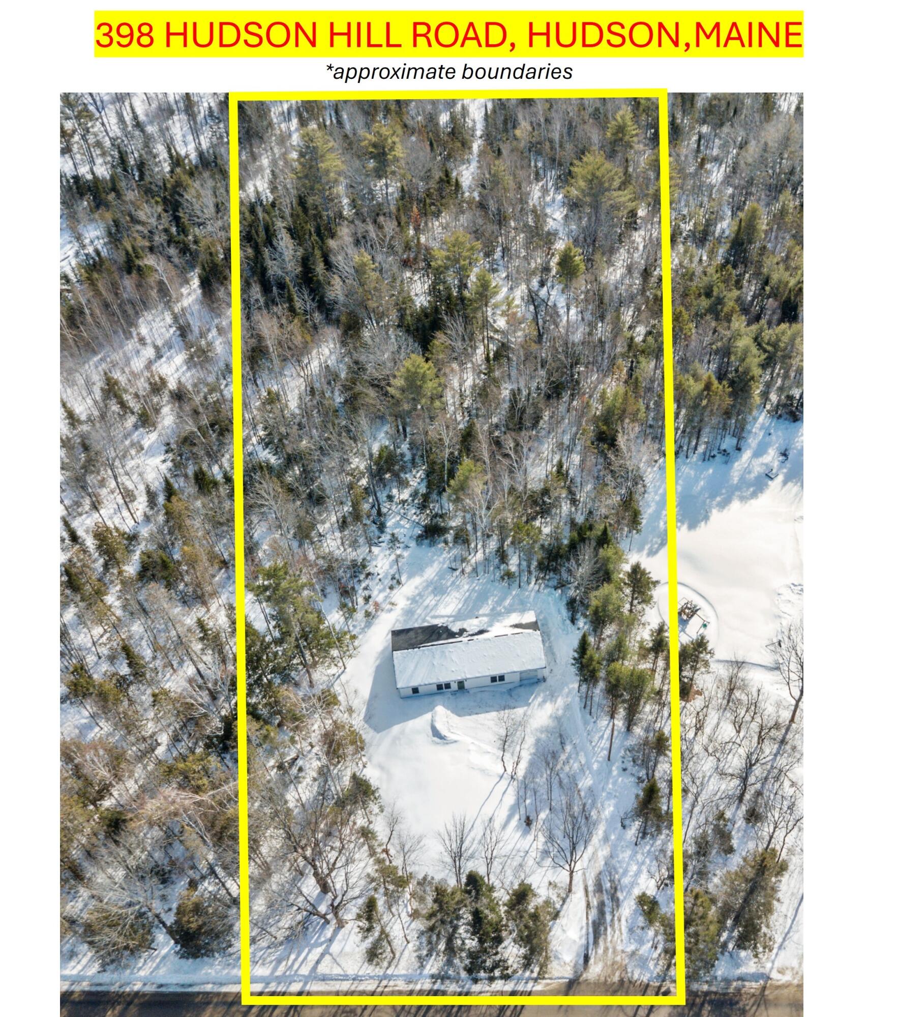 398 Hudson Hill Road Hudson, ME 04449 - Photo 14 of 51 398HHR_Boundary_Lines_1