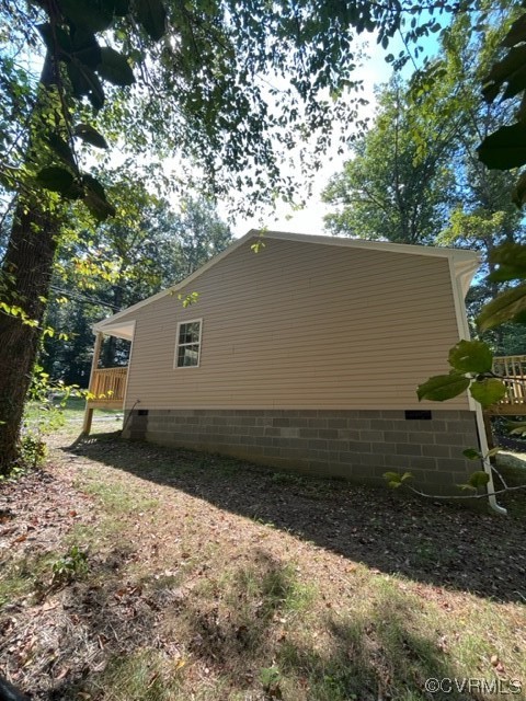 6626 Jackson Road Quinton, VA 23141 - Photo 26 of 40 The side of the house taken from the woods on incl