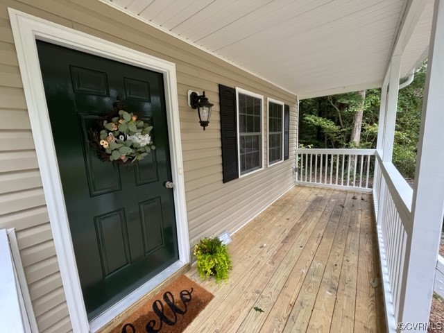 6626 Jackson Road Quinton, VA 23141 - Photo 3 of 40 View of exterior entry with a porch