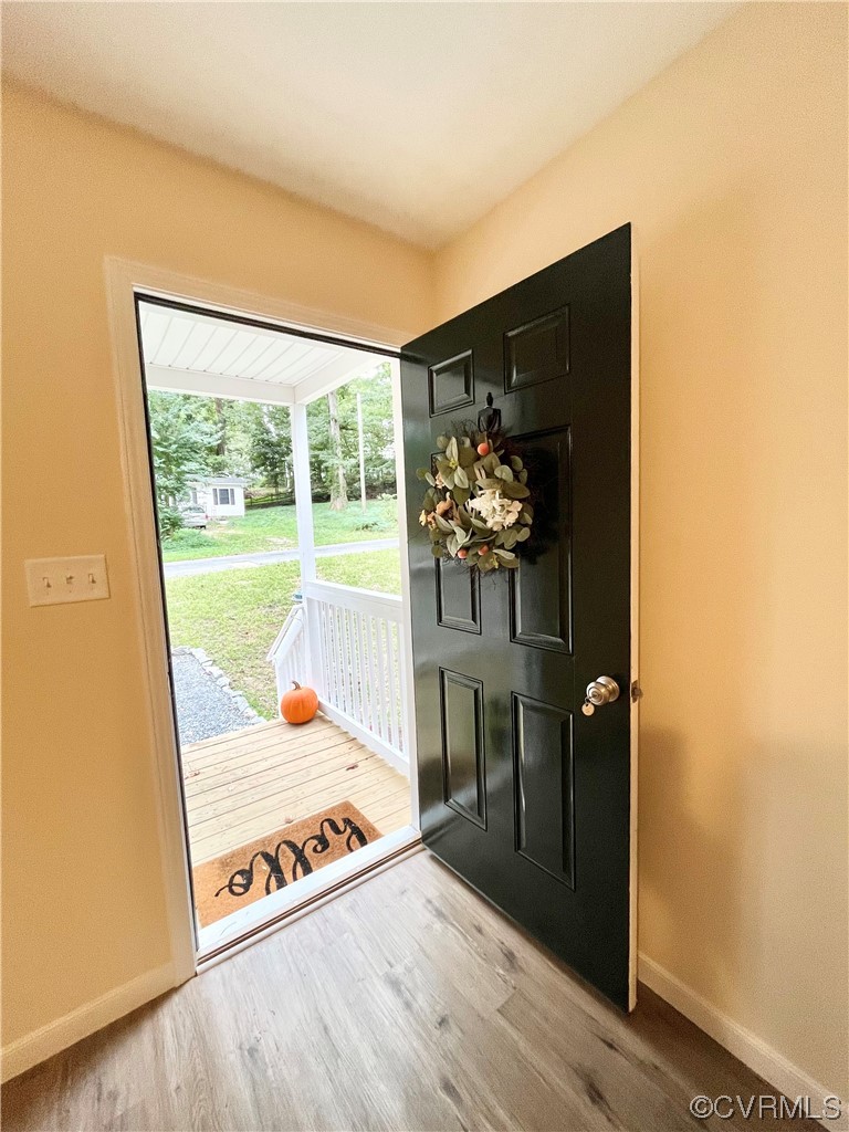 6626 Jackson Road Quinton, VA 23141 - Photo 4 of 40 Foyer entrance leading to the porch.