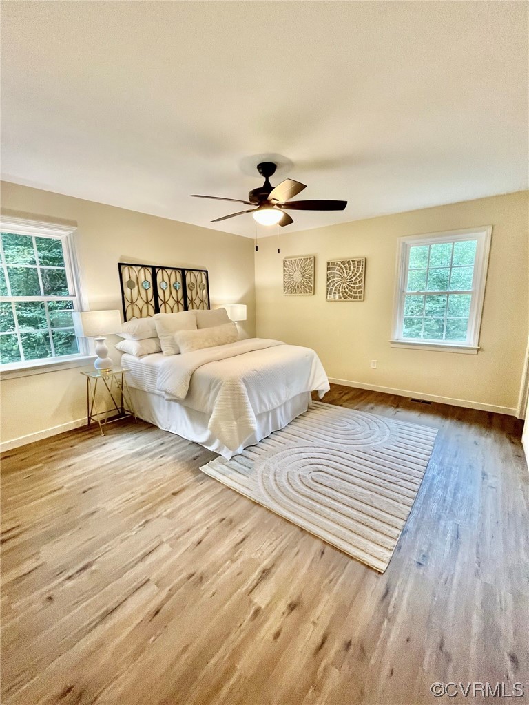 6626 Jackson Road Quinton, VA 23141 - Photo 10 of 40 The primary bedroom has a nice view of trees.