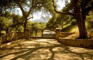 1320 Barger Canyon Road Santa Barbara, CA 93110 - Photo 1 of 7 Entry Gate