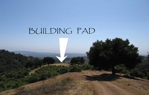 1320 Barger Canyon Road Santa Barbara, CA 93110 - Photo 4 of 7 View of building pad from road