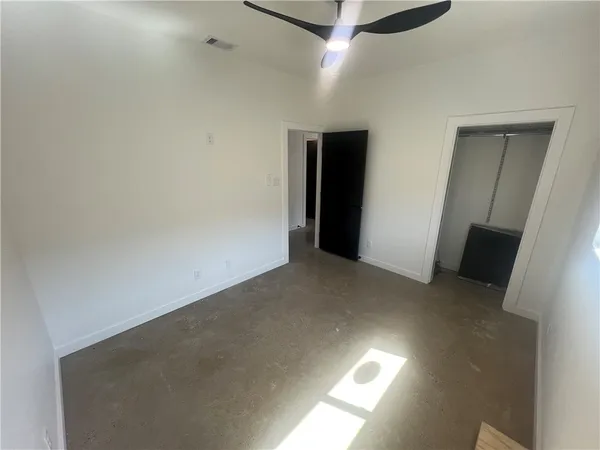 a view of empty room