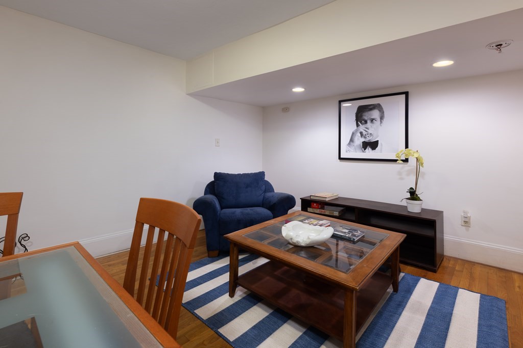 16 Garrison Road, Unit 7 Brookline, MA 02445 - Photo 3 of 9 a living room with furniture and a rug
